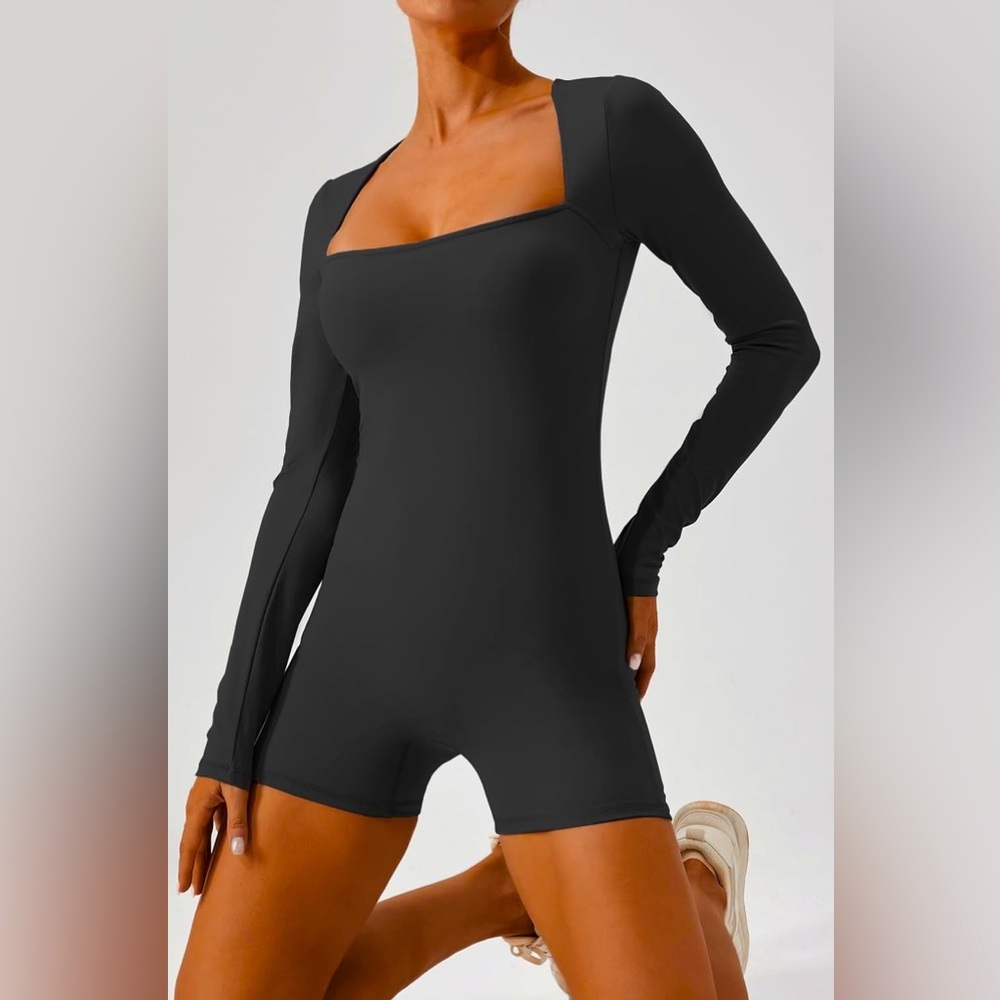 Lululemon Swifty Tech SS Crew Black Romper